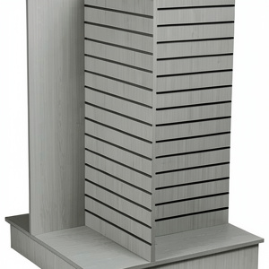 Slatwall Island Merchandisers-Gray