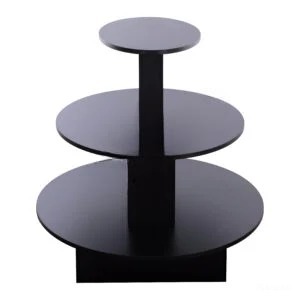 3-Tiered Display Tables- Black