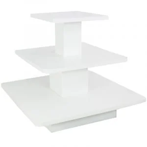 3-Tiered Display Tables White