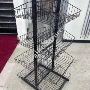 Rotating Wire Free Standing Rack for Retail in Georgia