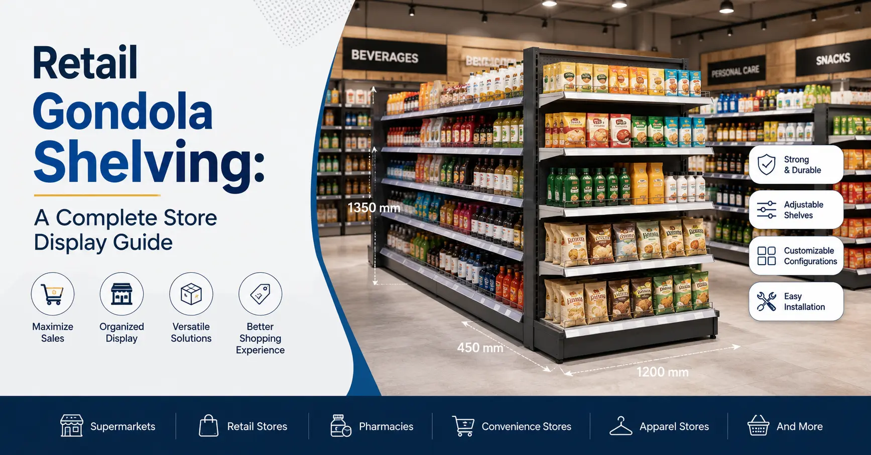 Retail Gondola Shelving