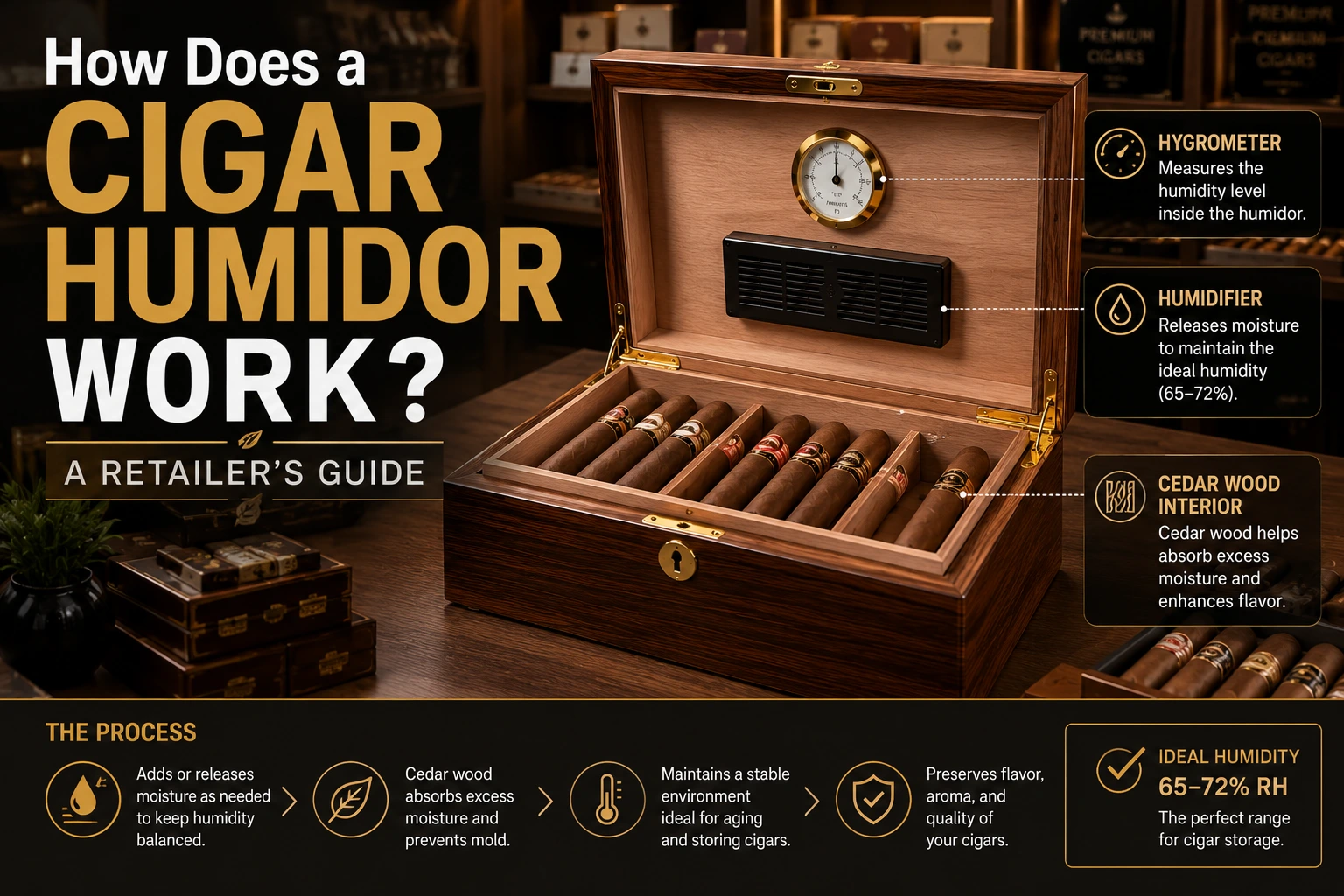 How Does a Cigar Humidor Work
