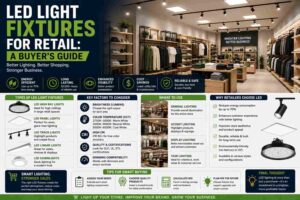 LED Light Fixtures for Retail A Buyer's Guide