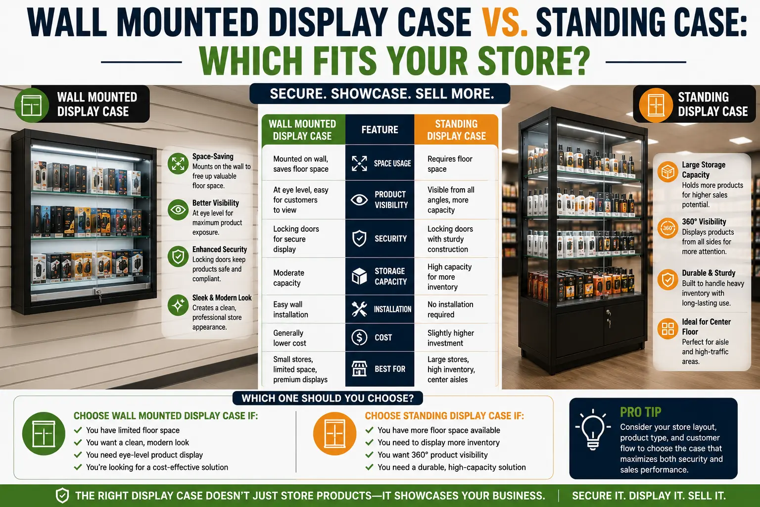 Wall Mounted Display Case