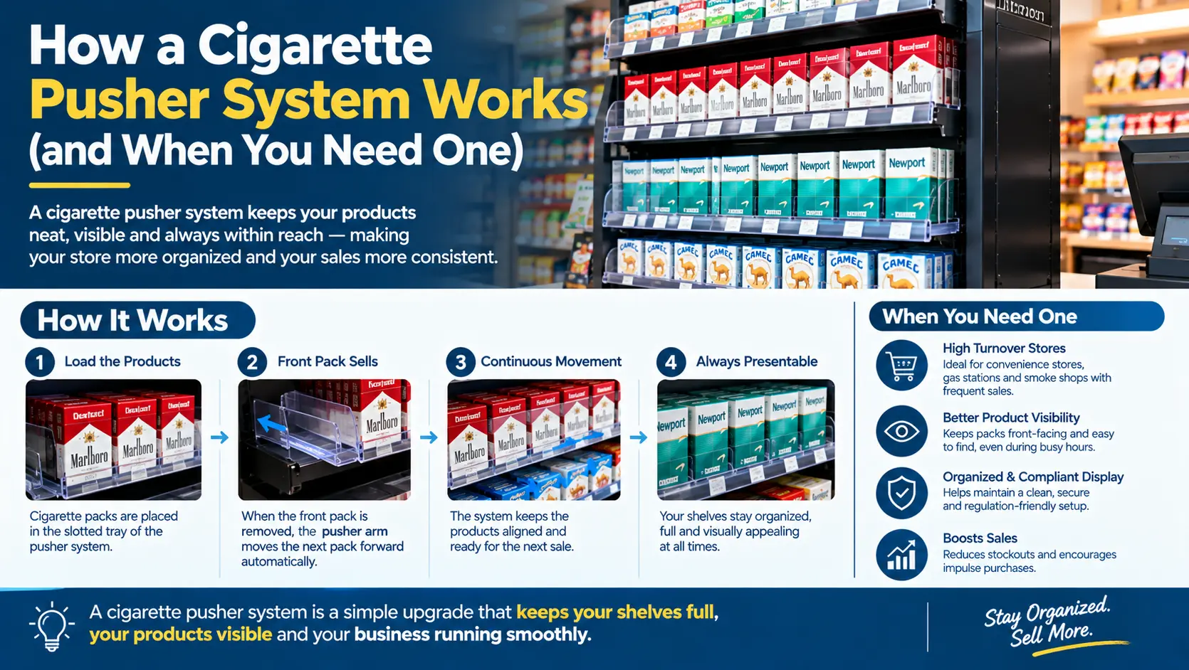 How a Cigarette Pusher System Works (and When You Need One)